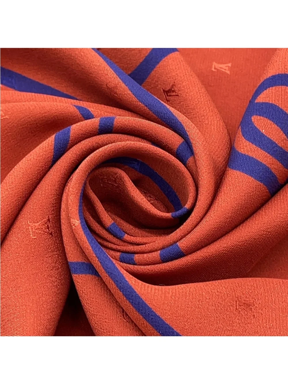 Louis Vuitton Carré 90 Chemin Fusin André Putman Silk Scarf- Signed